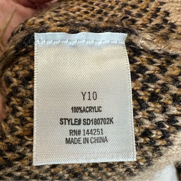 Harper Heritage Frankie by Francesca Leopard Sweater dress size Y10 - Picture 4 of 11